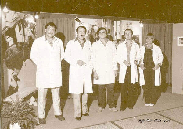 Staff friulano della Maico 1980